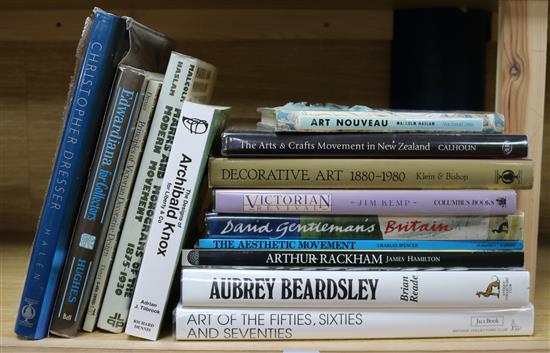 A quantity of reference books relating to Art Movements including Art of the 50s, 60s and 70s, Arts & Crafts
